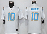 Women Nike Chargers 10 Herbert Powder White Draft First Round Pick Limited Jersey,baseball caps,new era cap wholesale,wholesale hats